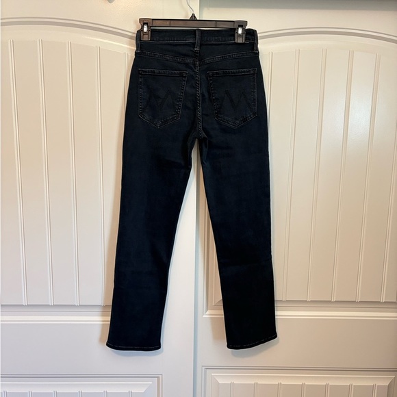 Mother NWOT Black The Mid-Rise Rider Ankle Jeans in Night in Paris size 26 - Picture 6 of 8